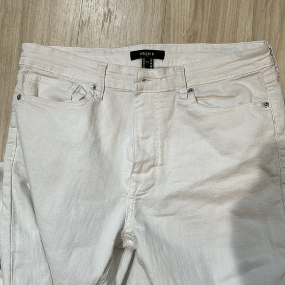 Forever21 white skinny jeans size 34 - Picture 3 of 4